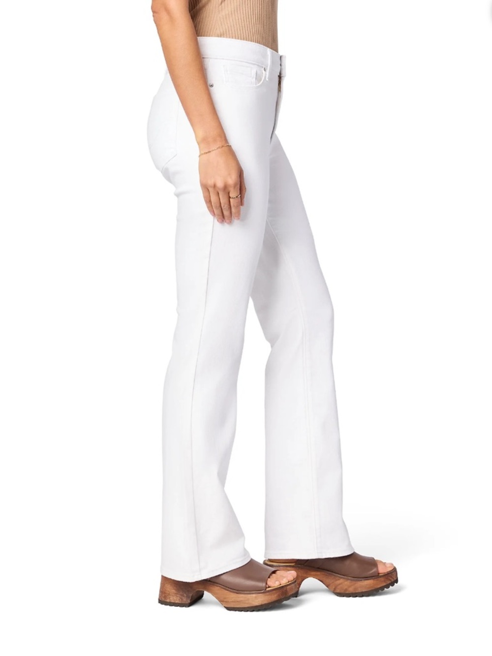 Levi's White Mid-Rise BootCut Flare Jeans - Picture 3 of 15